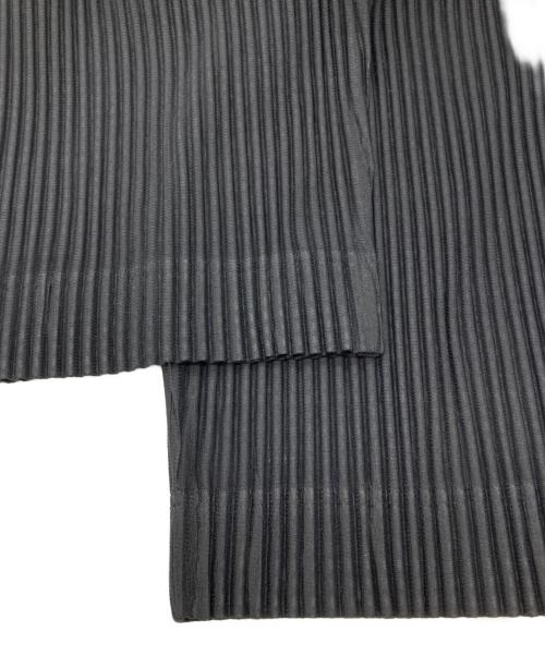 HOMME PLISSE ISSEY MIYAKE（オム プリッセ イッセイ ミヤケ）HOMME PLISSE ISSEY MIYAKE (オム プリッセ イッセイ ミヤケ) BASICS プリーツパンツ ブラック サイズ:3の古着・服飾アイテム