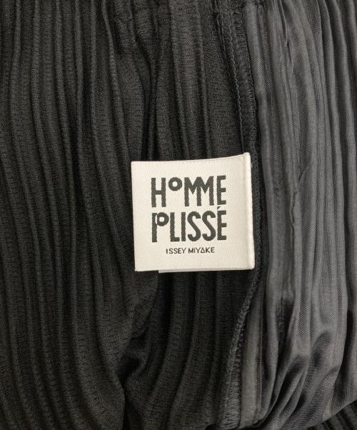 HOMME PLISSE ISSEY MIYAKE（オム プリッセ イッセイ ミヤケ）HOMME PLISSE ISSEY MIYAKE (オム プリッセ イッセイ ミヤケ) BASICS プリーツパンツ ブラック サイズ:3の古着・服飾アイテム