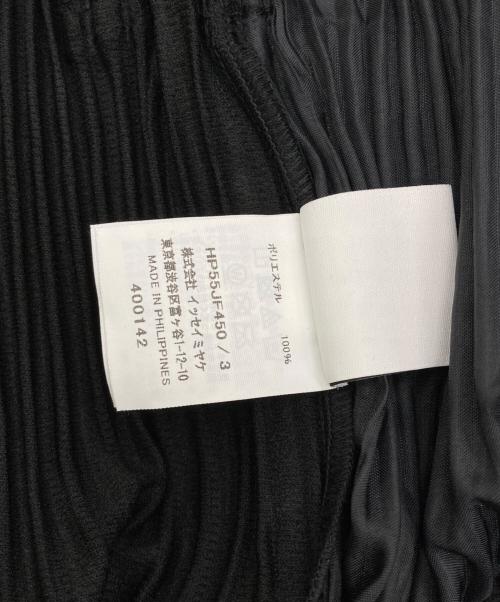 HOMME PLISSE ISSEY MIYAKE（オム プリッセ イッセイ ミヤケ）HOMME PLISSE ISSEY MIYAKE (オム プリッセ イッセイ ミヤケ) BASICS プリーツパンツ ブラック サイズ:3の古着・服飾アイテム