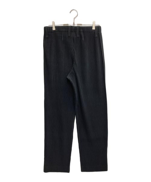 HOMME PLISSE ISSEY MIYAKE（オム プリッセ イッセイ ミヤケ）HOMME PLISSE ISSEY MIYAKE (オム プリッセ イッセイ ミヤケ) BASICS プリーツパンツ ブラック サイズ:3の古着・服飾アイテム