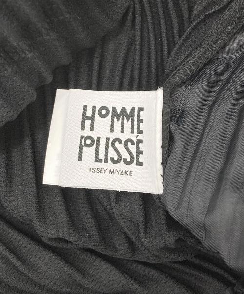 HOMME PLISSE ISSEY MIYAKE（オム プリッセ イッセイ ミヤケ）HOMME PLISSE ISSEY MIYAKE (オム プリッセ イッセイ ミヤケ) BASICS プリーツパンツ ブラック サイズ:3の古着・服飾アイテム