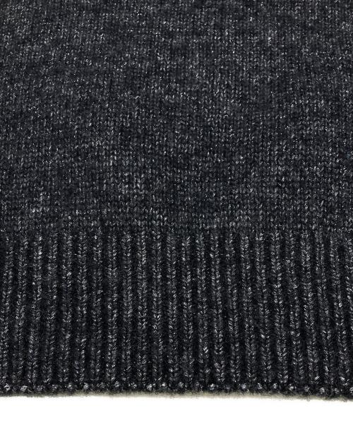 H BEAUTY&YOUTH（エイチ ビューティー&ユース）H BEAUTY&YOUTH (エイチ ビューティー&ユース) アルパカ混ラメニット グレー サイズ:Lの古着・服飾アイテム