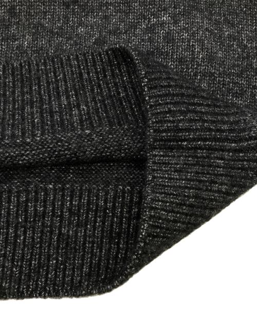 H BEAUTY&YOUTH（エイチ ビューティー&ユース）H BEAUTY&YOUTH (エイチ ビューティー&ユース) アルパカ混ラメニット グレー サイズ:Lの古着・服飾アイテム