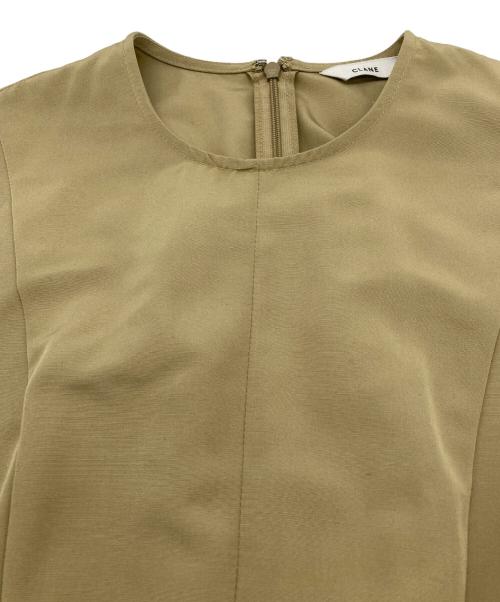 CLANE（クラネ）CLANE (クラネ) ANTIQUE VOLUME FLARE ONE PIECE ベージュ サイズ:1の古着・服飾アイテム