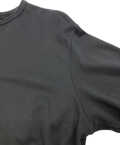 Ujoh（ウジョー）UJOH (ウジョー) ドローコードフレアトップス チュニック カットソー ブラック サイズ:2の古着・服飾アイテム