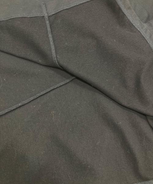 Ujoh（ウジョー）UJOH (ウジョー) ドローコードフレアトップス チュニック カットソー ブラック サイズ:2の古着・服飾アイテム