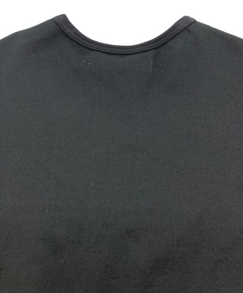 Ujoh（ウジョー）UJOH (ウジョー) ドローコードフレアトップス チュニック カットソー ブラック サイズ:2の古着・服飾アイテム