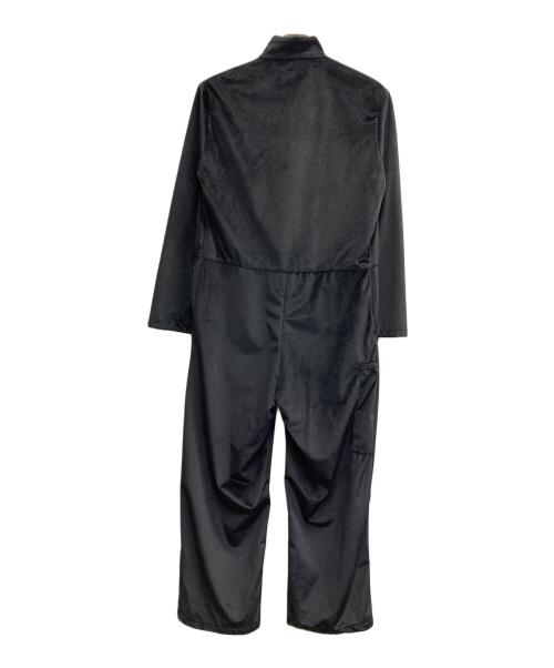 Regency Works（リージェンシーワークス）REGENCY WORKS (リージェンシーワークス) ベロア ジャンプスーツ ブラック サイズ:Sの古着・服飾アイテム