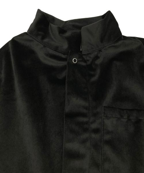Regency Works（リージェンシーワークス）REGENCY WORKS (リージェンシーワークス) ベロア ジャンプスーツ ブラック サイズ:Sの古着・服飾アイテム