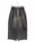 JOURNAL STANDARDジャーナルスタンダード）の古着「26SS イージーデニムワイドパンツ」｜グレー