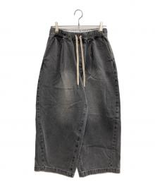 JOURNAL STANDARD（ジャーナルスタンダード）の古着「26SS イージーデニムワイドパンツ」｜グレー