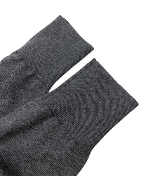 jieda（ジエダ）jieda (ジエダ) COTTON SILK V NECK KNIT グレー サイズ:SIZE 1の古着・服飾アイテム