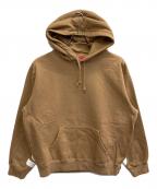 SUPREMEシュプリーム）の古着「Cropped Panels Hooded Sweatshirt」｜ブラウン