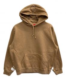 SUPREME（シュプリーム）の古着「Cropped Panels Hooded Sweatshirt」｜ブラウン