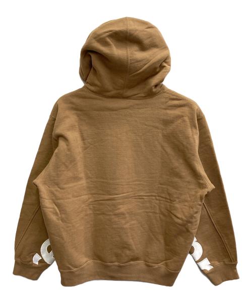 SUPREME（シュプリーム）SUPREME (シュプリーム) Cropped Panels Hooded Sweatshirt ブラウン サイズ:Mの古着・服飾アイテム