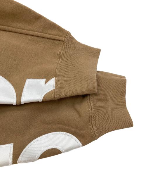 SUPREME（シュプリーム）SUPREME (シュプリーム) Cropped Panels Hooded Sweatshirt ブラウン サイズ:Mの古着・服飾アイテム