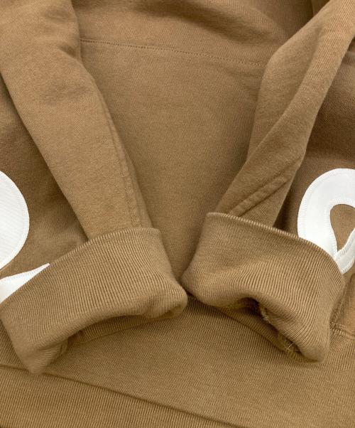 SUPREME（シュプリーム）SUPREME (シュプリーム) Cropped Panels Hooded Sweatshirt ブラウン サイズ:Mの古着・服飾アイテム