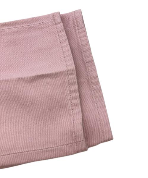 CristaSeya（クリスタセヤ）CristaSeya (クリスタセヤ) PLEATED DENIM TROUSERS ピンク サイズ:Lの古着・服飾アイテム