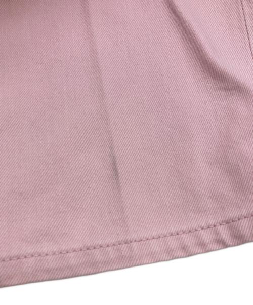 CristaSeya（クリスタセヤ）CristaSeya (クリスタセヤ) PLEATED DENIM TROUSERS ピンク サイズ:Lの古着・服飾アイテム