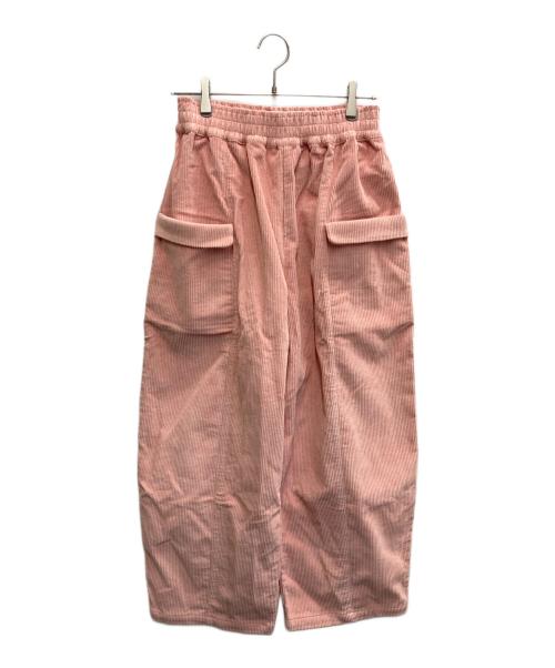 PIGGIE PIGGIE（ピギー・ピギー）PIGGIE PIGGIE (ピギー・ピギー) コーデュロイカジュアルパンツ ピンク サイズ:M 未使用品の古着・服飾アイテム
