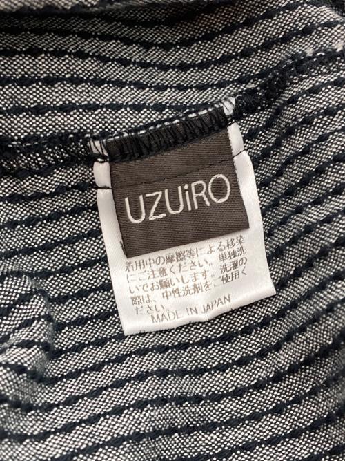 UZUIRO（ウズイロ）UZUIRO (ウズイロ) よろけ縞一本刺し子 バルーンパンツ/グレー/三河木綿 刺し子織 グレー サイズ:表記無しの古着・服飾アイテム