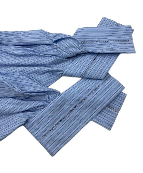 MAISON SPECIAL（メゾンスペシャル）MAISON SPECIAL (メゾンスペシャル) 2way Ruffled Frilled Blouse ブルー サイズ:FREEの古着・服飾アイテム