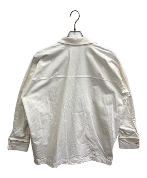 MaxMara（マックスマーラ）MaxMara (マックスマーラ) プルオーバーシャツ ホワイト サイズ:44の古着・服飾アイテム