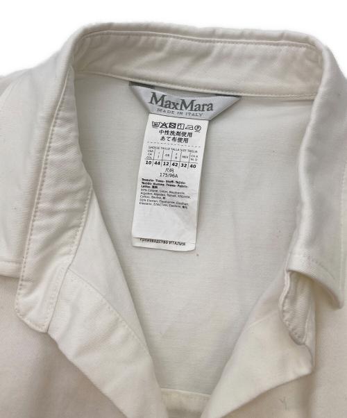 MaxMara（マックスマーラ）MaxMara (マックスマーラ) プルオーバーシャツ ホワイト サイズ:44の古着・服飾アイテム