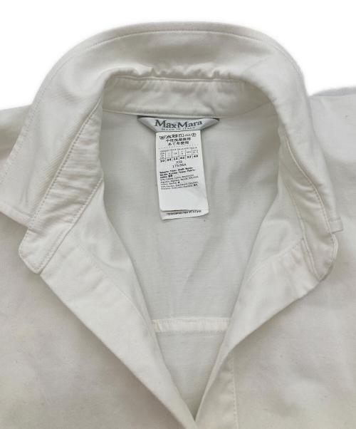 MaxMara（マックスマーラ）MaxMara (マックスマーラ) プルオーバーシャツ ホワイト サイズ:44の古着・服飾アイテム