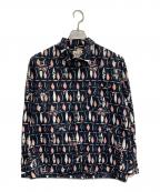 Hysteric Glamourヒステリックグラマー）の古着「オープンカラーシャツ」｜ブラック