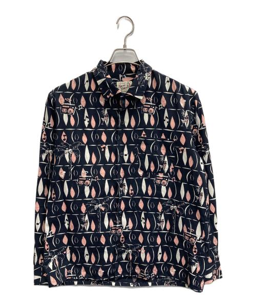 Hysteric Glamour（ヒステリックグラマー）Hysteric Glamour (ヒステリックグラマー) オープンカラーシャツ ブラック サイズ:Mの古着・服飾アイテム