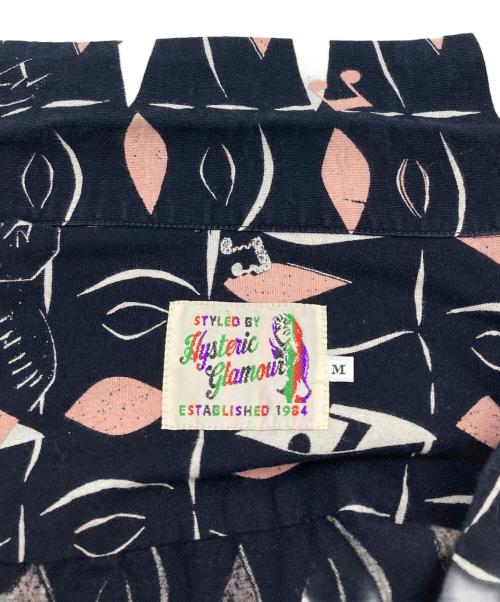 Hysteric Glamour（ヒステリックグラマー）Hysteric Glamour (ヒステリックグラマー) オープンカラーシャツ ブラック サイズ:Mの古着・服飾アイテム