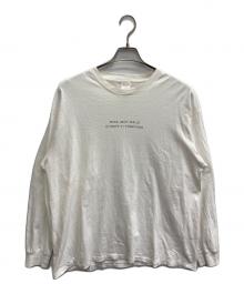 COMOLI×NINE INCH NAILS（コモリ×ナイン・インチ・ネイルズ）の古着「Nine Inch Nails LS T-shirt」｜ホワイト