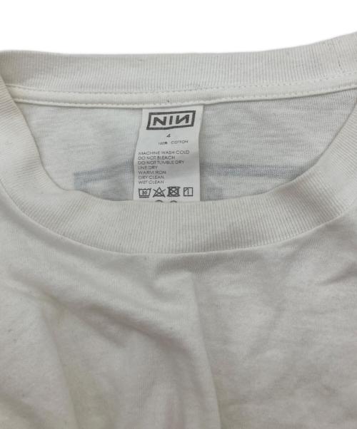 COMOLI（コモリ）COMOLI (コモリ) NINE INCH NAILS (ナイン・インチ・ネイルズ) Nine Inch Nails LS T-shirt ホワイト サイズ:4の古着・服飾アイテム
