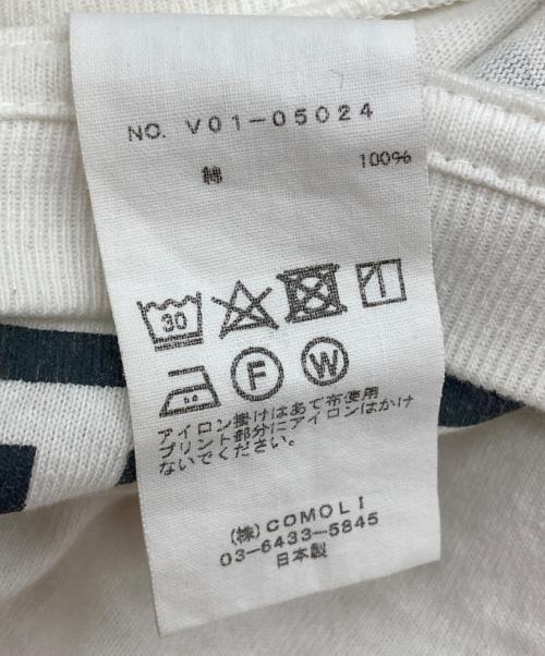 COMOLI（コモリ）COMOLI (コモリ) NINE INCH NAILS (ナイン・インチ・ネイルズ) Nine Inch Nails LS T-shirt ホワイト サイズ:4の古着・服飾アイテム