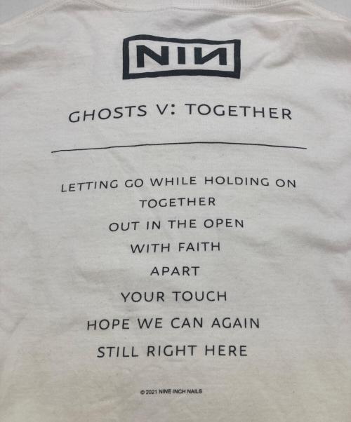 COMOLI（コモリ）COMOLI (コモリ) NINE INCH NAILS (ナイン・インチ・ネイルズ) Nine Inch Nails LS T-shirt ホワイト サイズ:4の古着・服飾アイテム