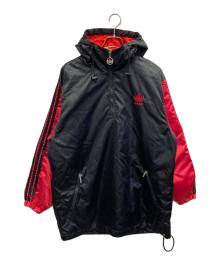 adidas（アディダス）の古着「トレフォイルアノラックパーカー」｜レッド×ブラック