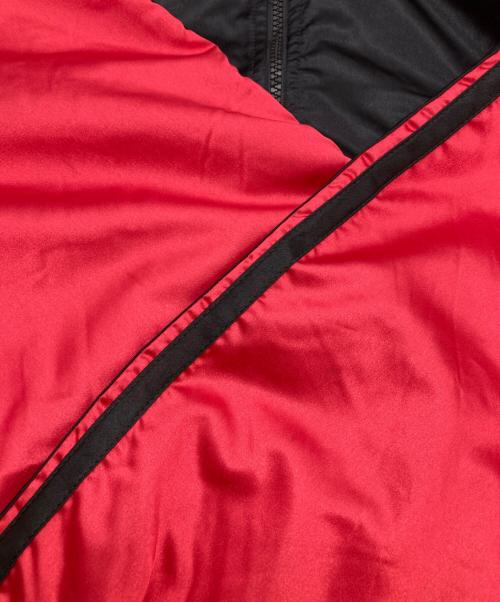 adidas（アディダス）adidas (アディダス) トレフォイルアノラックパーカー レッド×ブラック サイズ:MLの古着・服飾アイテム