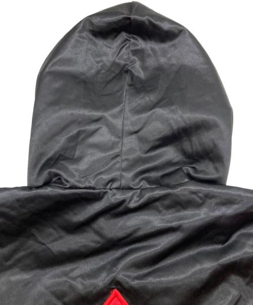 adidas（アディダス）adidas (アディダス) トレフォイルアノラックパーカー レッド×ブラック サイズ:MLの古着・服飾アイテム