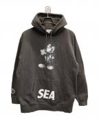 WIND AND SEA×DISNEYウィンダンシー×ディズニー）の古着「100周年 MICKEY MOUSE HOODIE」｜グレー