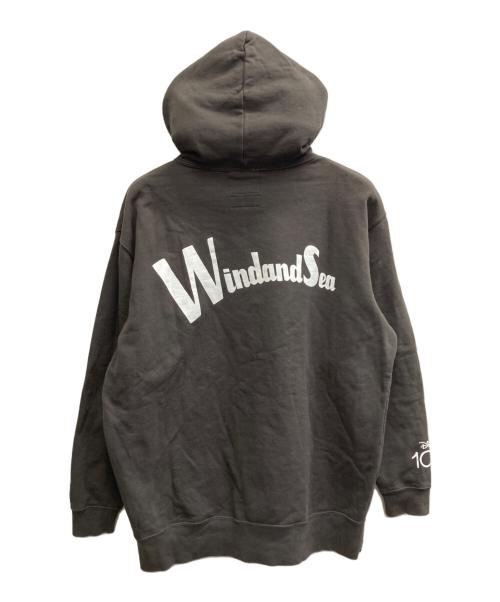 WIND AND SEA（ウィンダンシー）WIND AND SEA (ウィンダンシー) DISNEY (ディズニー) 100周年 MICKEY MOUSE HOODIE グレー サイズ:XLの古着・服飾アイテム