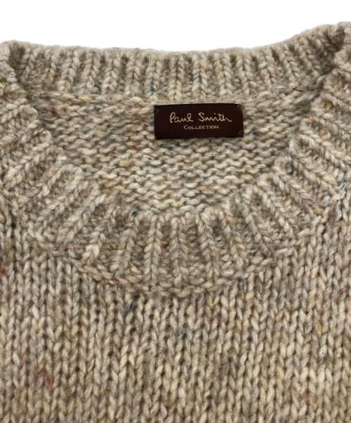 Paul Smith COLLECTION（ポールスミス コレクション）Paul Smith COLLECTION (ポールスミス コレクション) 3GGローゲージニット ベージュ サイズ:Mの古着・服飾アイテム