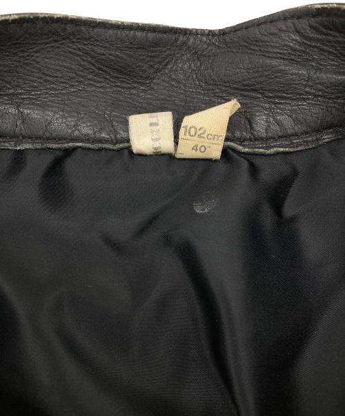 TT LEATHERS（ティティレザー）TT LEATHERS (ティティレザー) ヴィンテージ パディット ライダースジャケット ブラック サイズ:102CMの古着・服飾アイテム