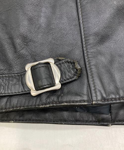 TT LEATHERS（ティティレザー）TT LEATHERS (ティティレザー) ヴィンテージ パディット ライダースジャケット ブラック サイズ:102CMの古着・服飾アイテム