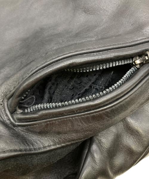 VANSON（バンソン）VANSON (バンソン) レザー モーターサイクルジャケット ブラック サイズ:SIZE 6の古着・服飾アイテム