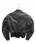 VANSON (バンソン) レザー モーターサイクルジャケット ブラック サイズ:SIZE 6：25000円