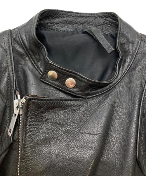 TT LEATHER（ティー・ティー・レザー）TT LEATHER (ティー・ティー・レザー) 70s～80s/ ヴィンテージパディット ライダースジャケット ブラック サイズ:表記なしの古着・服飾アイテム