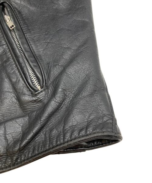 TT LEATHER（ティー・ティー・レザー）TT LEATHER (ティー・ティー・レザー) 70s～80s/ ヴィンテージパディット ライダースジャケット ブラック サイズ:表記なしの古着・服飾アイテム