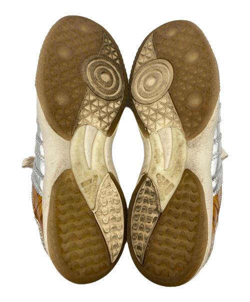 adidas（アディダス）adidas (アディダス) WALES BONNER (ウェールズボナー) MN SAMBA METALLIC シルバー×ブラウン サイズ:27.5の古着・服飾アイテム
