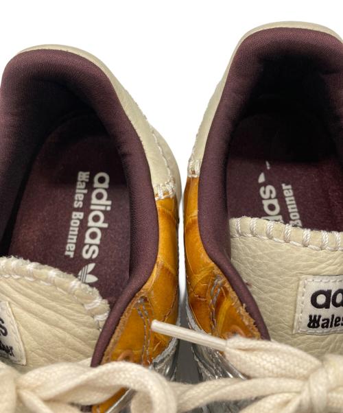 adidas（アディダス）adidas (アディダス) WALES BONNER (ウェールズボナー) MN SAMBA METALLIC シルバー×ブラウン サイズ:27.5の古着・服飾アイテム
